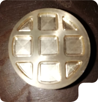 Dado troquelado de jabón