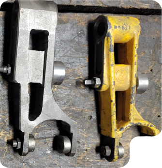 Pieza de doble torcido